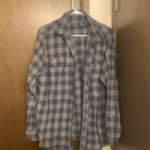Grey flannel shirt size large